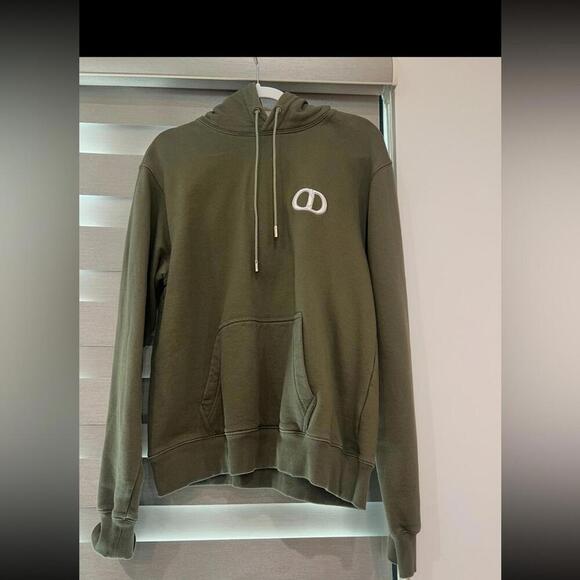 Dior Other - Dior CD icon Olive Men's Hoodie